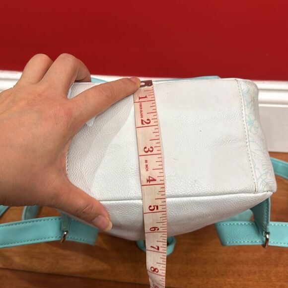 Loungefly Disney Lilo And Stitch Hibiscus Flowers Sketch Mini Backpack - Picture 11 of 11